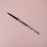 Crimped Purple Marble Brush #8 - 50% Kolinsky 50% Synthetic