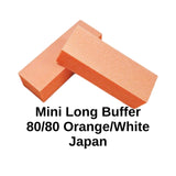 10pc DND Mini SLIM Buffer - (80/80) Orange/White JAPAN