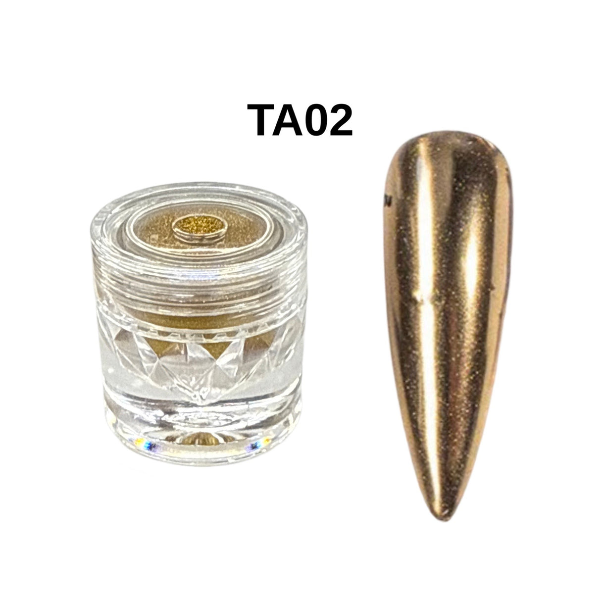 Chrome Nail Powder  Gold #TA02