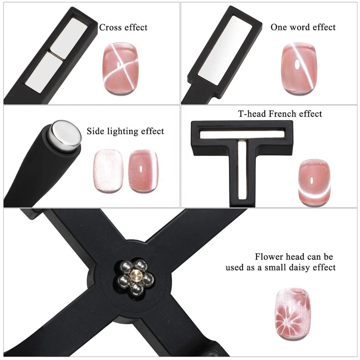 Cat Eyes Cross Magnet - 5 in 1