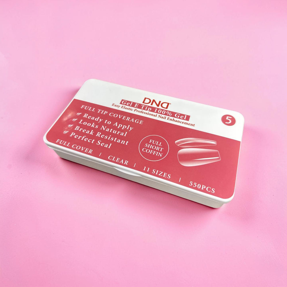 Full Short Coffin  #5 | Soft Gel Tips - 550PC