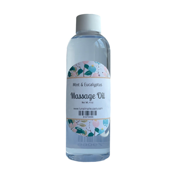 Massage Oil 4oz | Eucalyptus | Mani Pedi Body