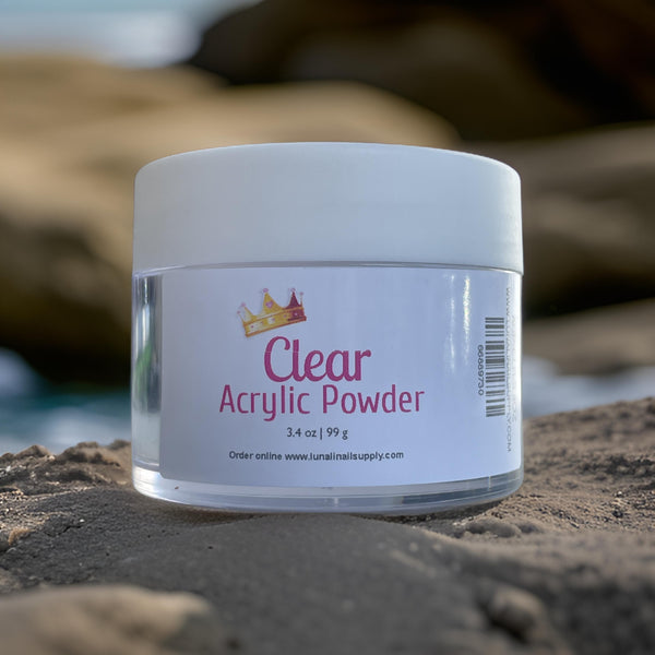 Clear Acrylic Powder - 3.4 oz