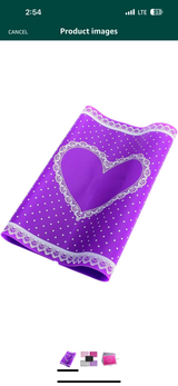 Purple Silicone Nail Mat  12x16