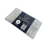 XL NO C Stiletto Clear Acrylic Nail Tips Box - 500pc