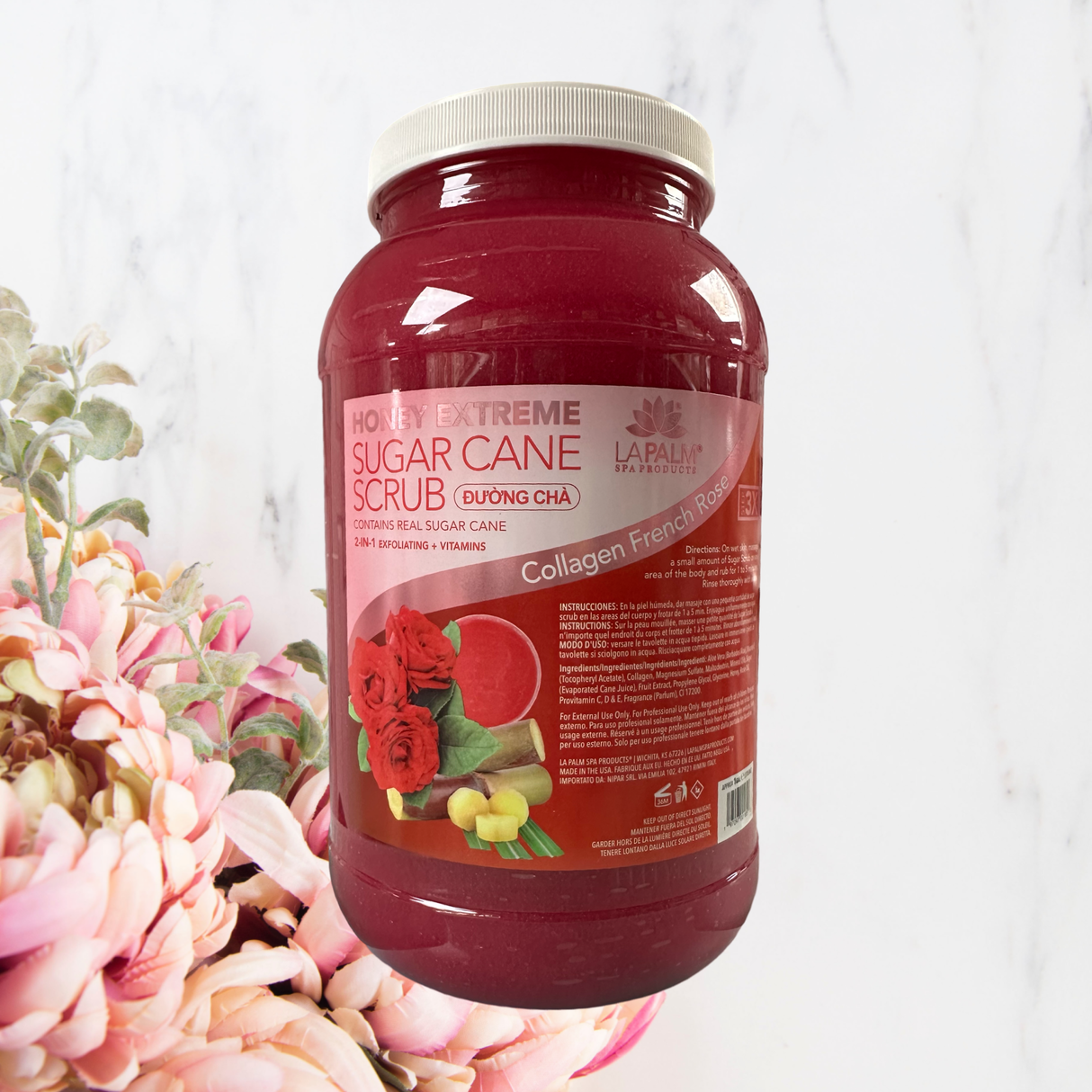 Sugar Scrub 128oz - French Rose