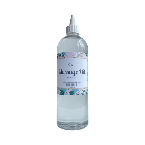 Massage Oil 16oz | Clear | Mani Pedi Body