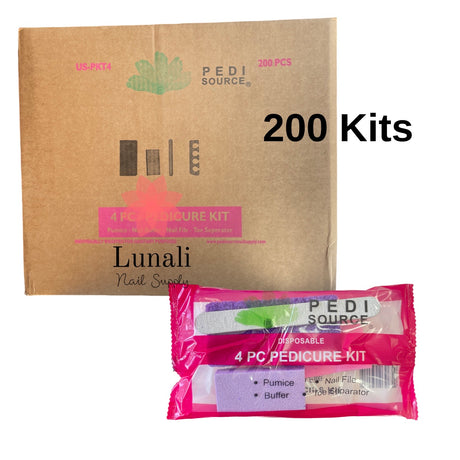 *Disposable Pedicure Kit - 4pc Purple