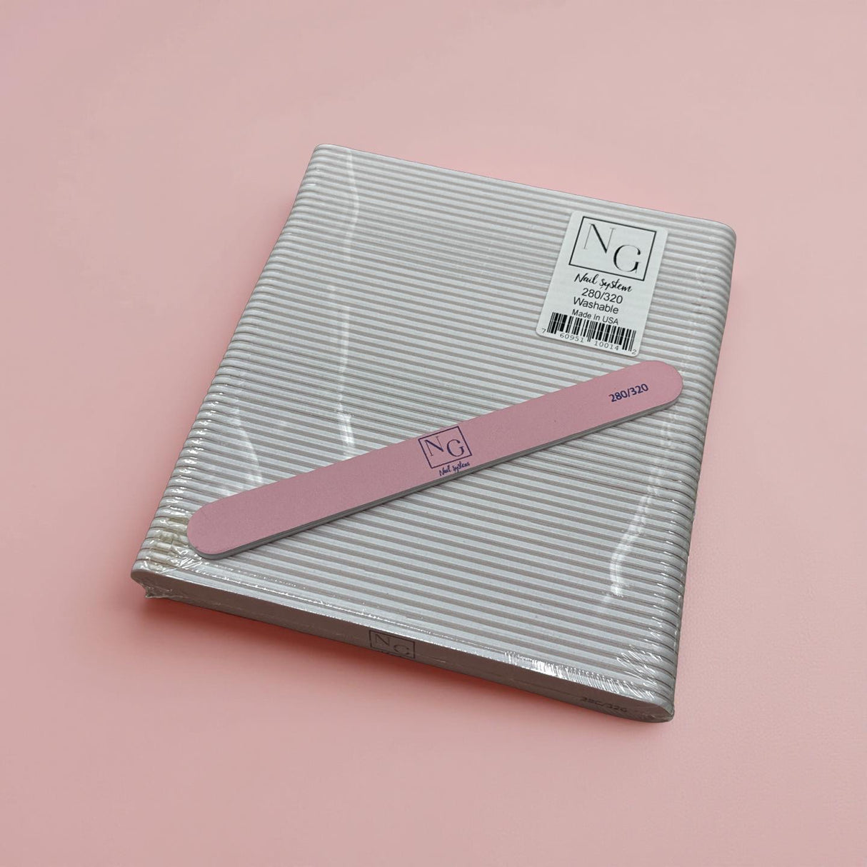 *(50PC) NG Premium Pink | Fine 280/320 | Washable