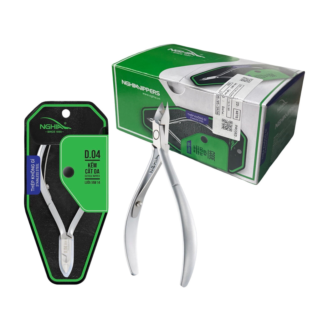 *D.04 Box Stainless Steel Cuticle Nipper- 10pc