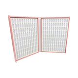 216 pc. Pink Nail Polish Color Chart Box