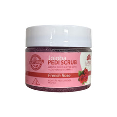 Jojoba Pedi Scrub Gel 12oz - French Rose