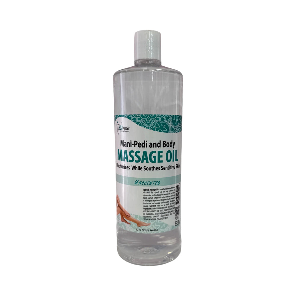 Massage Oil 32oz - Clear | Mani Pedi Body