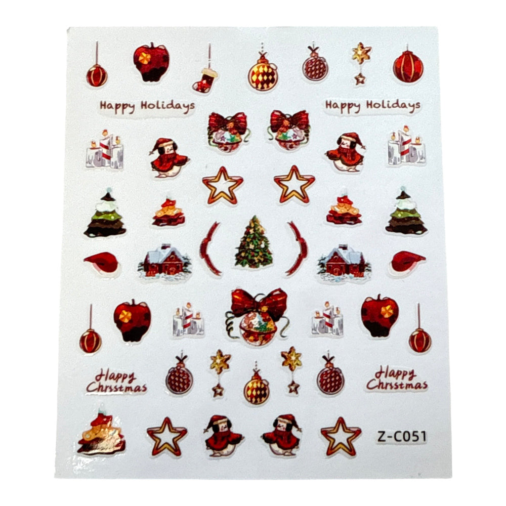 Christmas  Nail Stickers  z-C051