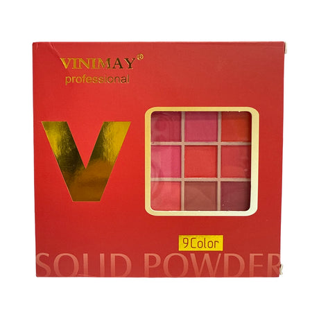 Nail Pigment Palette Solid ,nail Powder Set Ombre 9 colors #2