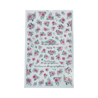 Pink Roses Stickers - F676