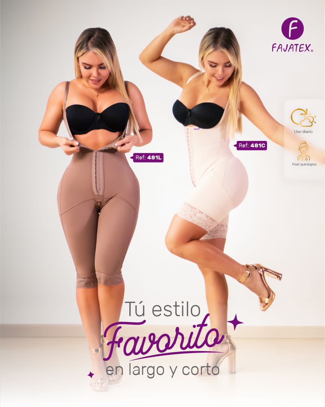 Shapewear Faja | Long | 481EUL | Cocoa