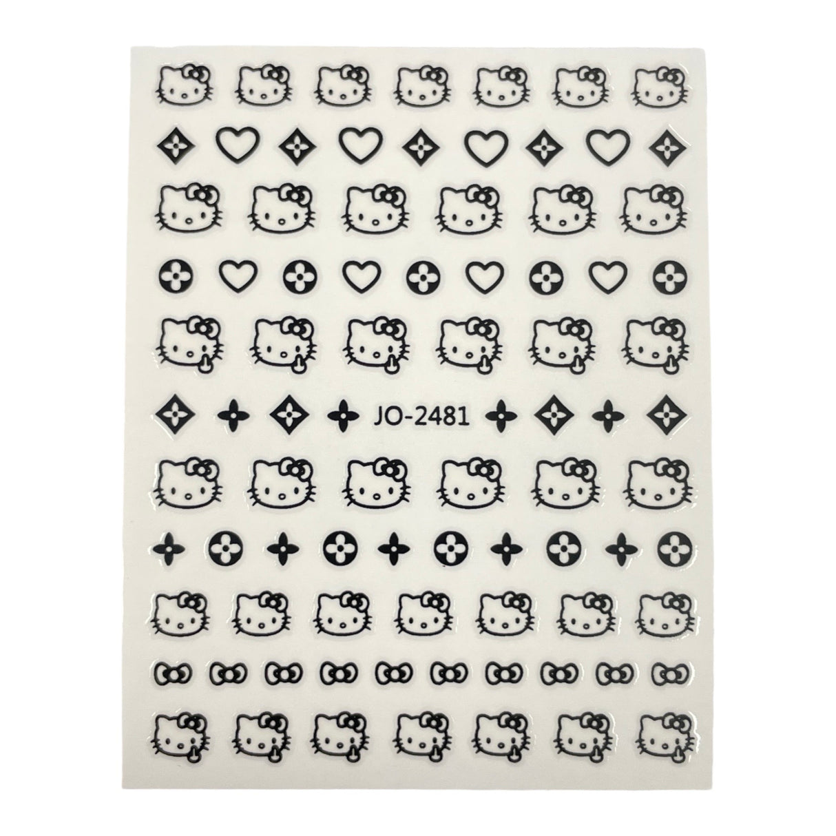 Black Hello Kitty Sticker - JO-2481