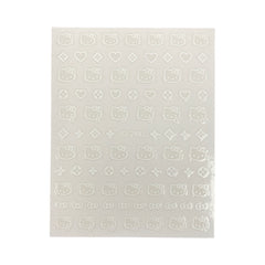 White Hello Kitty Sticker - JO-2481