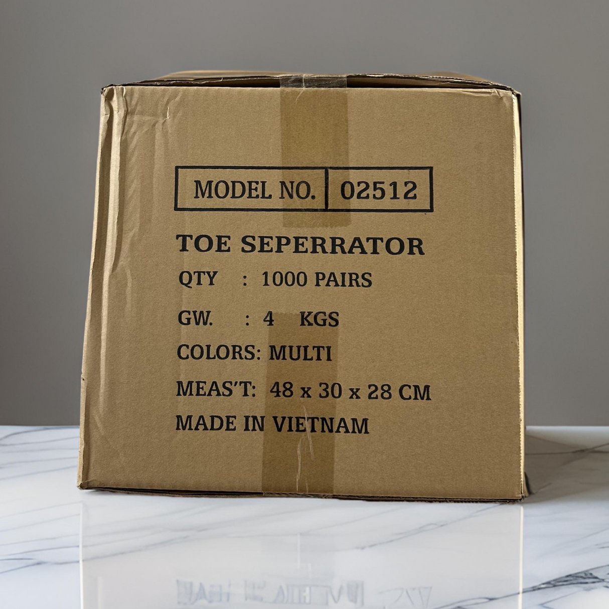 *Case Toe Separators - 1000 Pair (25x80)