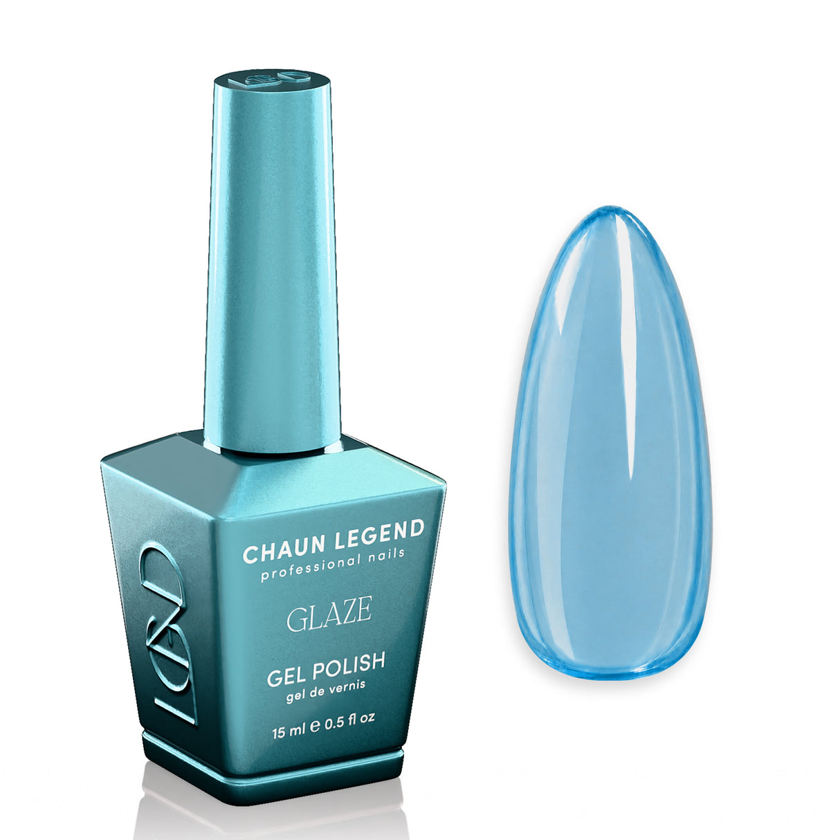 Chaun Legend Hyptonic Breeze LGG09 bottle and swatch