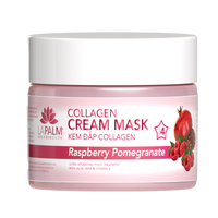 Collagen Cream Mask 12oz - Raspberry Pomegranate