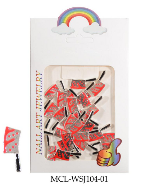 Bloody Knives Charms #1 - 30pc