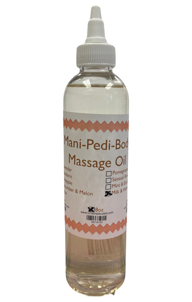 Massage Oil 8oz | Mint & Eucalyptus | Mani Pedi Body
