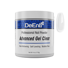 Gel Clear Acrylic Powder – 4 oz