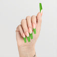 Chaun Legend Midori Sour LGG05 jelly gel polish on hands