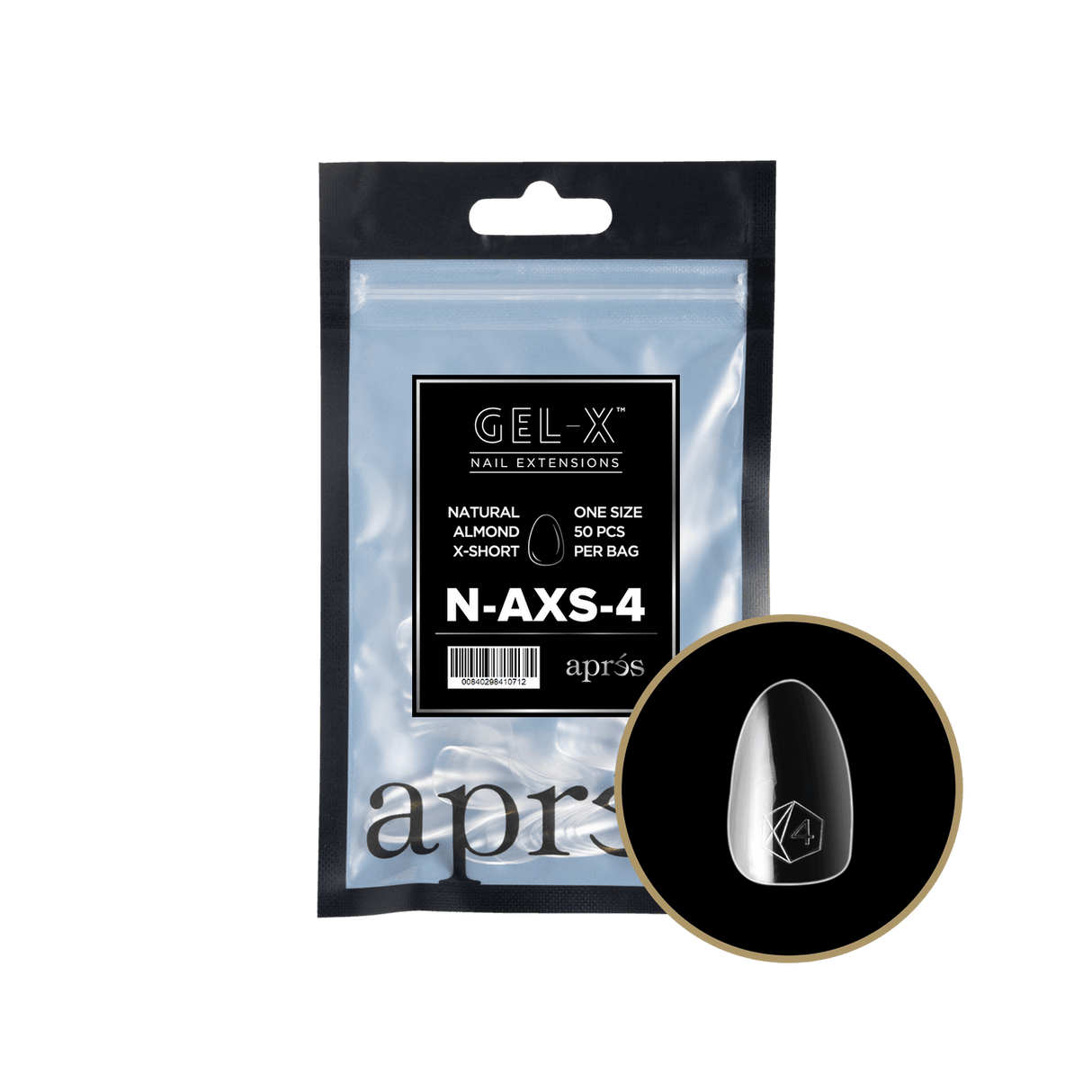 Gel-X Natural Almond Extra Short 2.0 Refill Bag