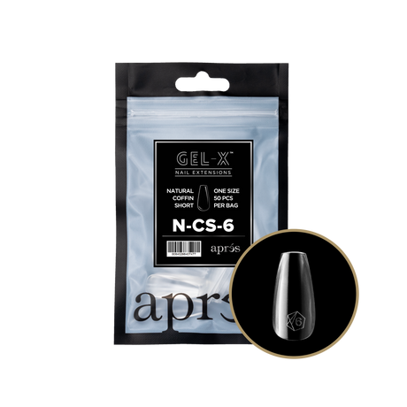 Gel-X Natural Coffin Short 2.0 Refill Bag