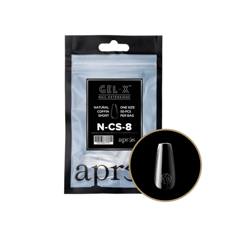 Gel-X Natural Coffin Short 2.0 Refill Bag
