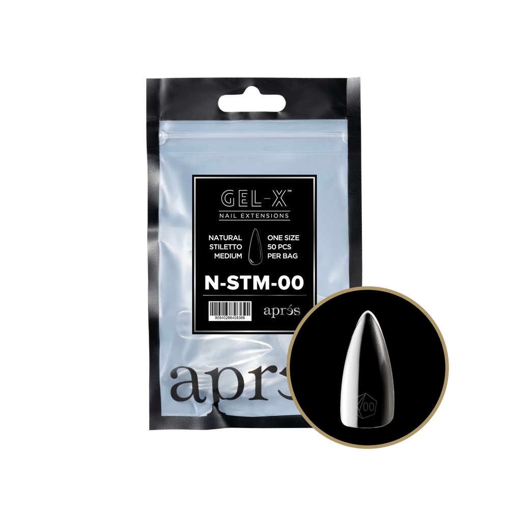 Gel-X Natural Stiletto Medium 2.0 Refill Bag
