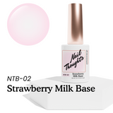 NTB-02 Strawberry Milk Tinted Base Gel 10ml - Nail Thoughts