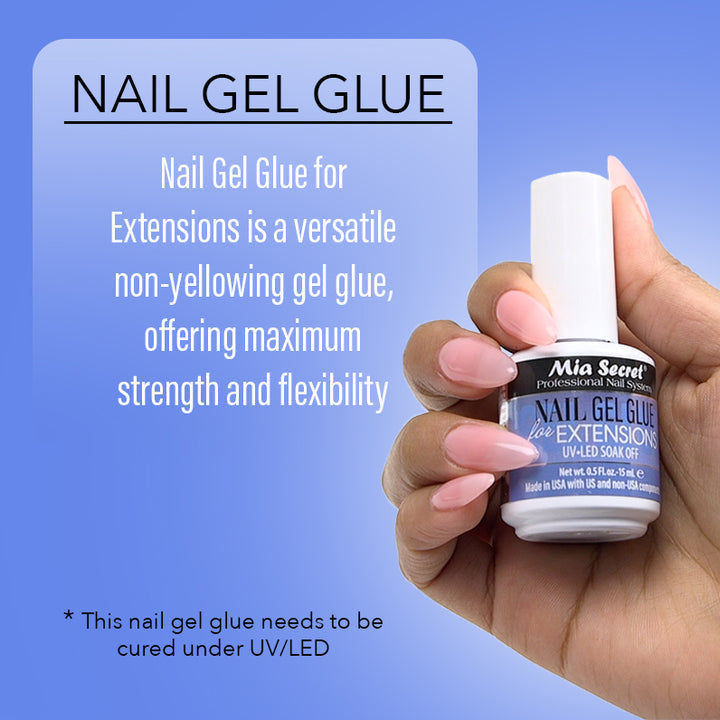 Gel Glue 0.5oz - For Soft Gel Tips