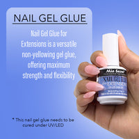 Gel Glue 0.5oz - For Soft Gel Tips