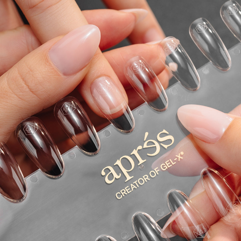 Gel-X Tip Swatch: Natural/Sculpted Square Long