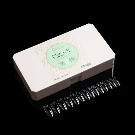 PRO-X Soft Gel Nail Tips 24 - Natural Round Long - 14 Sizes | 600pc