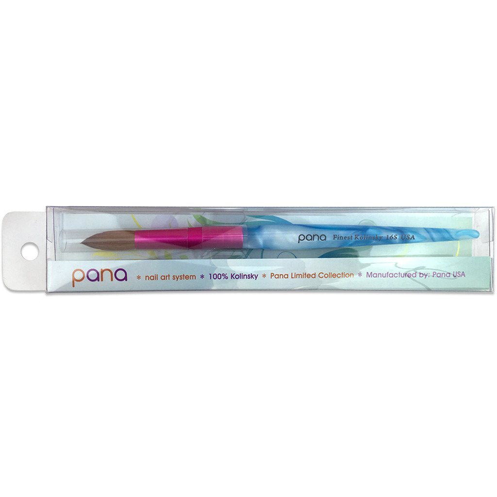 Brush Blue Acrylic Handle - Size 16 (Round)