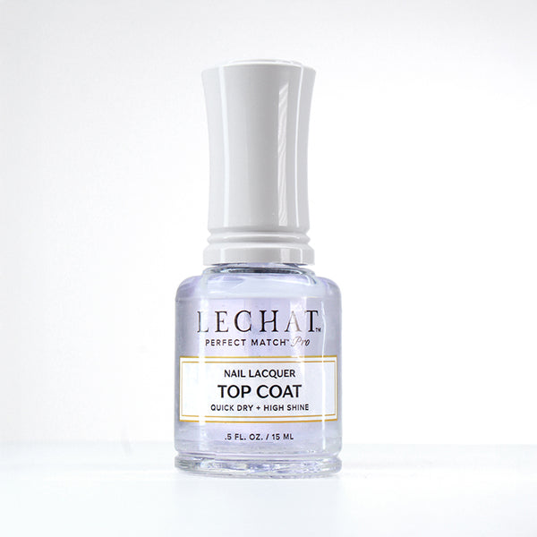 Quick Dry & High Shine Lacquer Top Coat - 0.5 Fl Oz