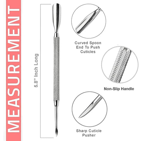 Cuticle Pusher w/ Long Cleaner #2