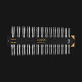 Gel-X Tip Swatch: Sculpted Coffin/Square Extra Long