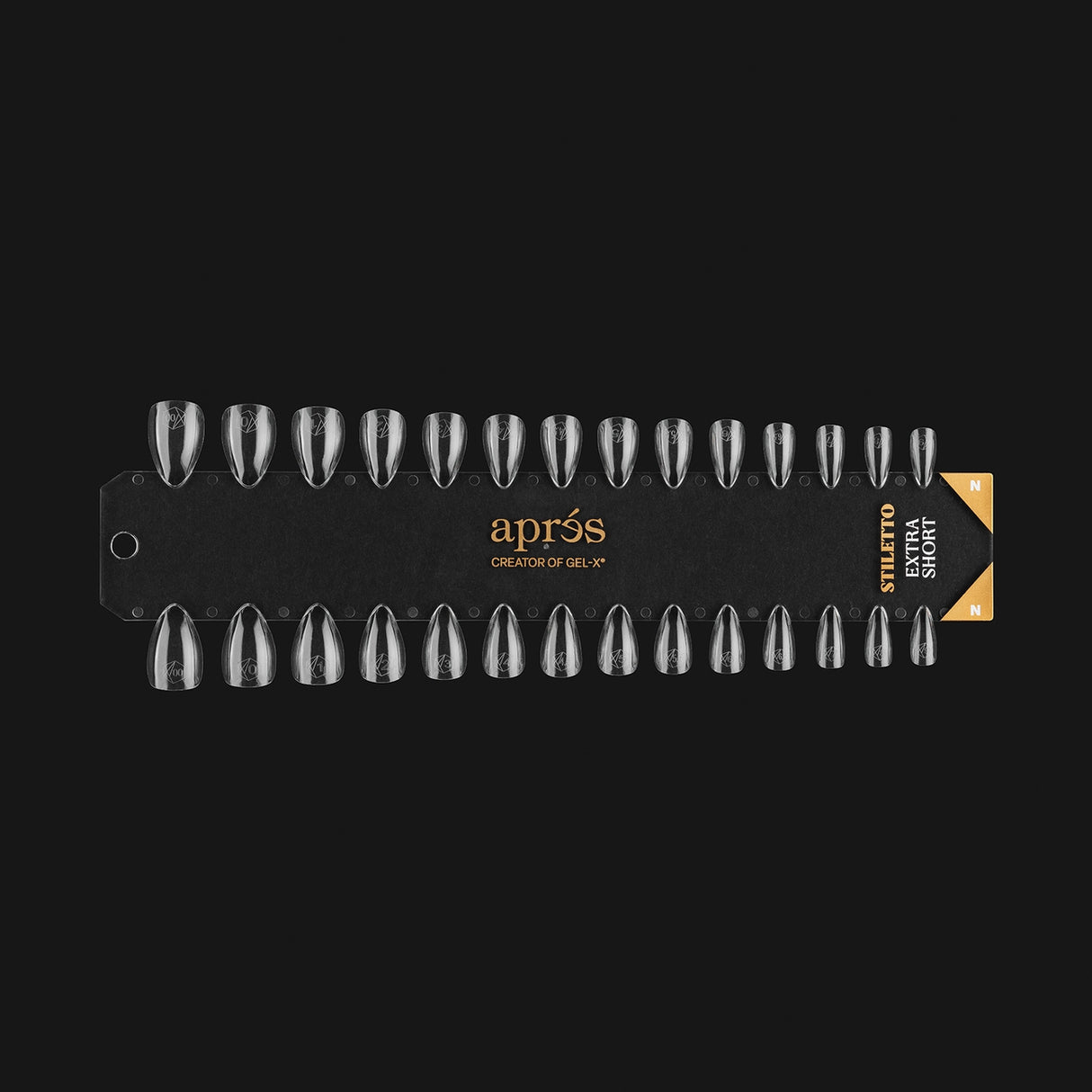 Gel-X Tip Swatch: Natural Almond/Round  Extra Short