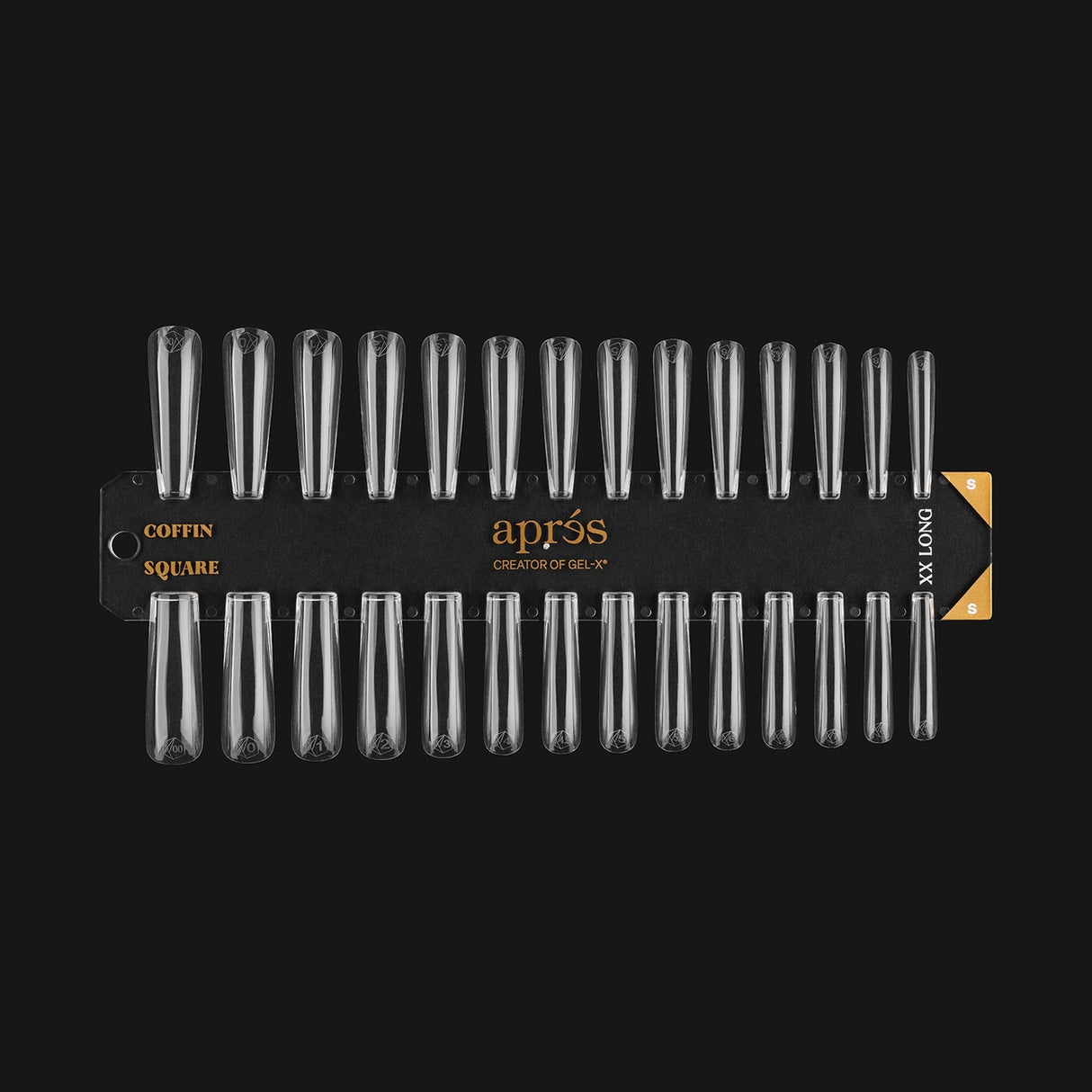 Gel-X Tip Swatch Sculpted Coffin/Square XX Long