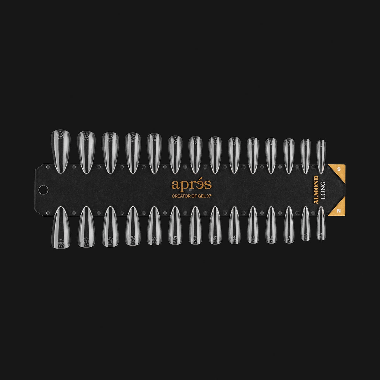 Gel-X Tip Swatch: Natural/Sculpted Almond Long