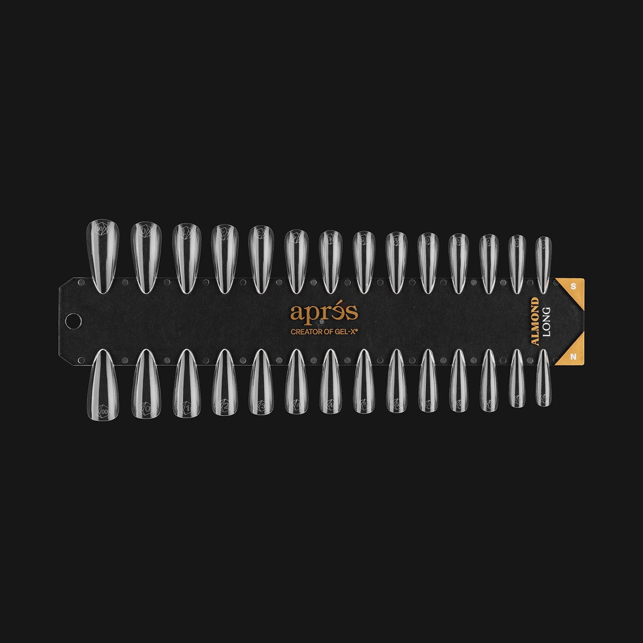 Gel-X Tip Swatch: Natural/Sculpted Almond Long