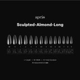 Gel-X Sculpted Almond Long 2.0 Box of Tips 14 Sizes
