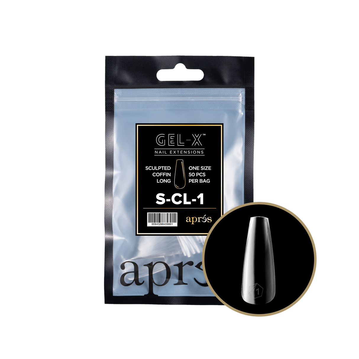 Gel-X Sculpted Coffin Long 2.0 Refill Bag
