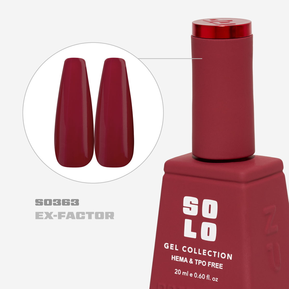 Notpolish Solo Gel SO363 Ex Factor 20ml gel polish swatch